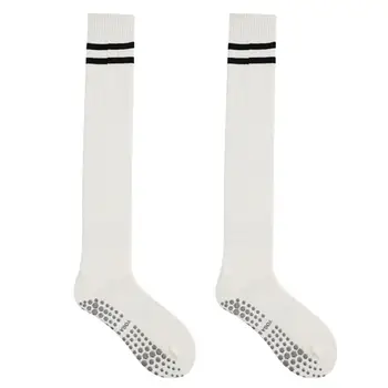 1 пара теплых зимних носков для пилатеса, Мягкие зимние чулки для йоги, удобные чулки для йоги с частичной подошвой, сохраняющие тепло