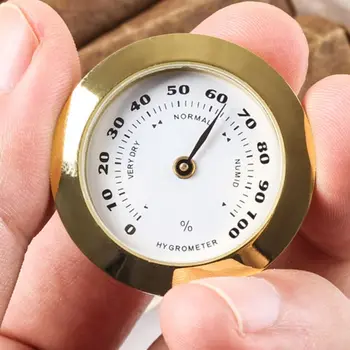 38 мм Гигрометр Влагомер Сигарные аксессуары для табака Гигрометр Хьюмидор Датчик влажности