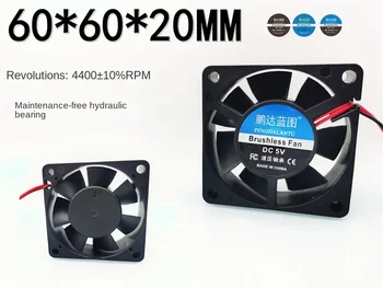60 *60*20 ММ Новый Pengda Blueprint 6020 6-сантиметровый Гидроприводный высокооборотный вентилятор охлаждения USB 5V 0.36a