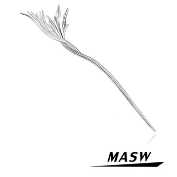 MASW Оригинальный Дизайн 2023 Тренд Новая Высококачественная Латунная Металлическая Шпилька-Заколка Для Волос Для Женщин И Девочек Модные Ювелирные Аксессуары