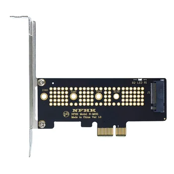 NVMe PCIe M.2 NGFF SSD для PCIe X1 Карта адаптера PCIe X1 для M.2 Поддержка карт 2230 2242 2260 2280 Размер NVMe M.2