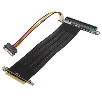 RTX3060 ETH Mining PCI-E от 8x до 16x Кабель-удлинитель PCIe X8 X16 для сервера X99 с Двумя процессорами Материнской платы Ethereum Mine
