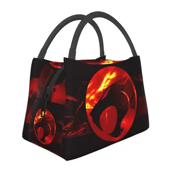 Thundercats Изолированная сумка для ланча для женщин, герметичный мультяшный аниме-кулер, Термосумка для ланча, Пляжный кемпинг, путешествия