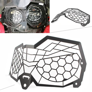 Защита лампы переднего головного света мотоцикла из нержавеющей стали, Решетка радиатора, Скрытая фара для Honda CRF250 Rally 2017 2018 2019