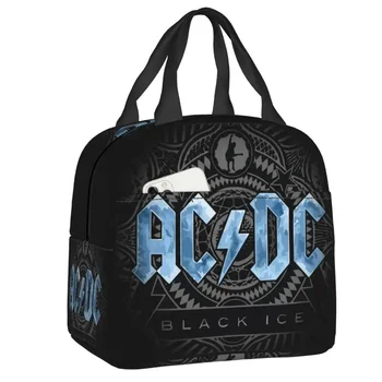 Изготовленная на заказ сумка для ланча с кондиционером для рок-музыки, женский кулер, Термоизолированный контейнер для ланча для студентов, школьной работы, сумок для пикника
