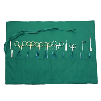 Набор медицинских инструментов, Двухслойная ткань, Однорядный Двухрядный набор для стерилизации хирургических инструментов, Сумка для хранения, Набор для дезинфекции Clo