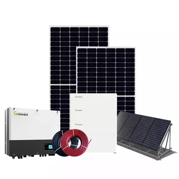 Полная солнечная система с включением и выключением 48 Вольт 3 фазы 380 В для домашнего использования гибридная система