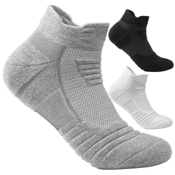 Противоскользящие футбольные носки Мужские Женские хлопчатобумажные носки с короткой длинной трубкой Футбольные баскетбольные спортивные носки Дышащие дезодорирующие носки 39-43