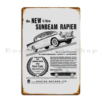 Реклама Sunbeam Rapier, Металлические Вывески, Забавный Винтажный дизайн клуба, бара, паба, Жестяная Вывеска, Плакат
