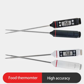 Цифровой Пищевой Термометр -50 ~ 300 ℃ Измерение Температуры ЖК-Дисплей ℉/℃ Измеритель Высокой Низкой Температуры Для Приготовления Барбекю Тосты Молочный Лед